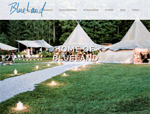 Tablet Screenshot of blueland.de